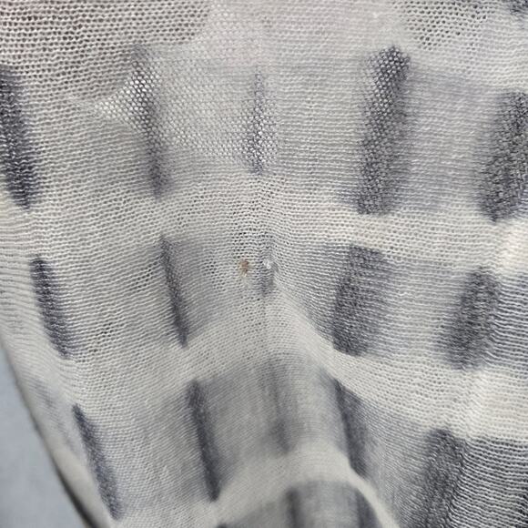 Eileen Fisher Alpaca Silk Open Front Drape Tie Dye Cardigan Size MP - Picture 6 of 6